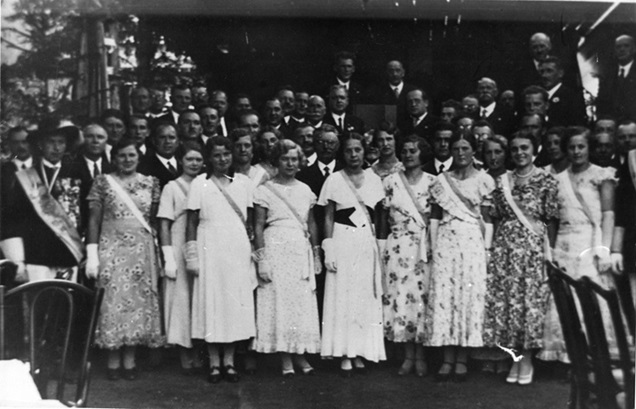 Ehrendamen, 60-jähriges Gründungsfest 1934